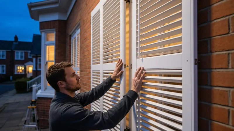 Installation des volets