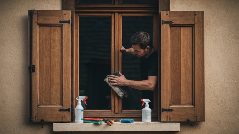 Maintenance et entretien des volets