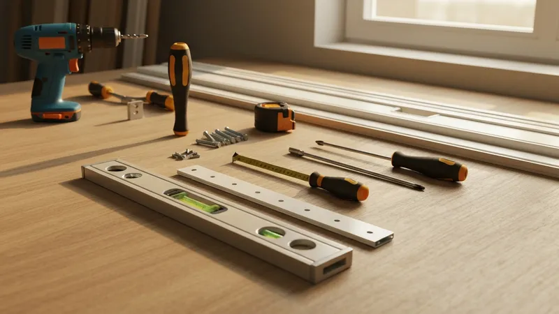 Outils nécessaires pour installer des volets