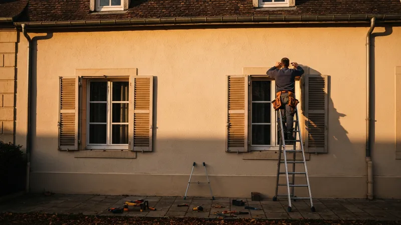 Préparer les volets pour l'hiver